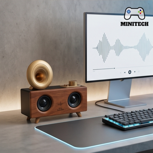 Loa Bluetooth Radio Vintage B6 Giả Gỗ
