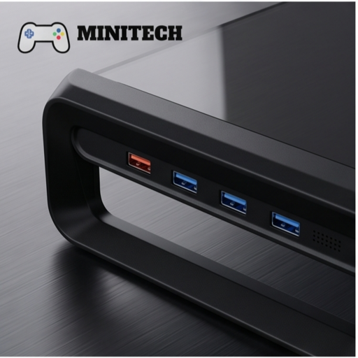 Kệ Nâng Màn Hình USB 3.0 4 Cổng Gọn Bàn