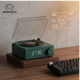 Loa Bluetooth Retro Giả Đĩa Than X11