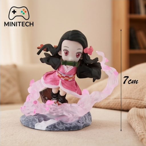 Mô Hình Nezuko 7cm Trang Trí Bàn