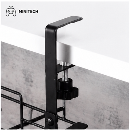 Lưới Kẹp Dưới Bàn Để Ổ Điện Minitech Gọn Dây