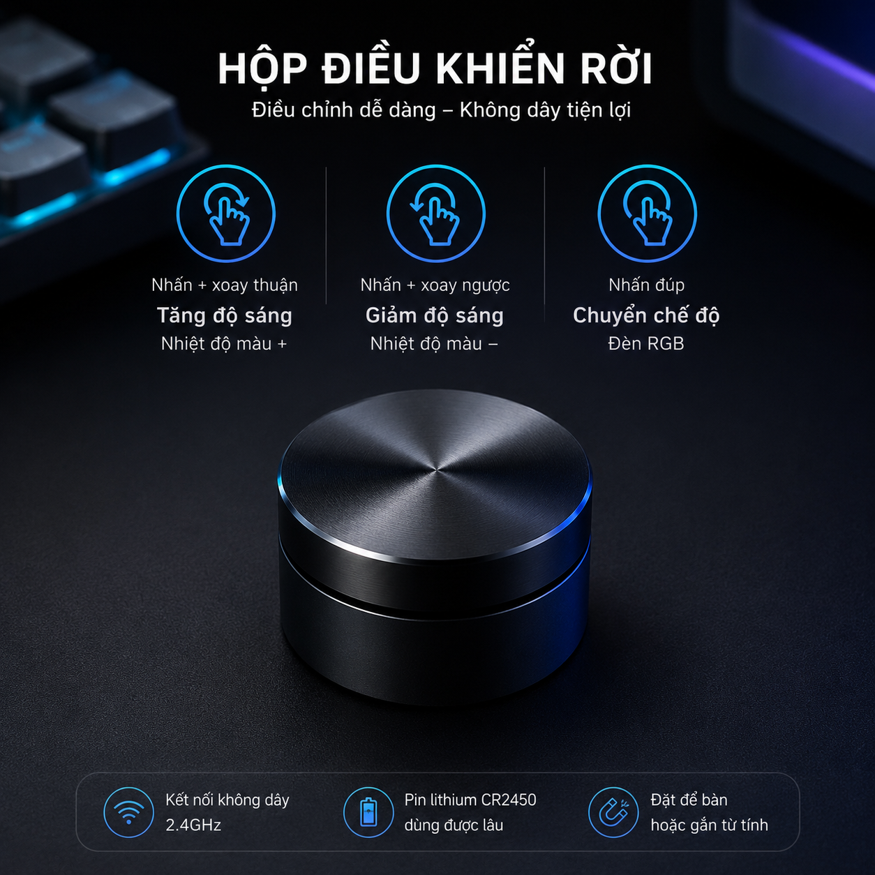 Đèn Màn Hình Cong LYMAX RGB