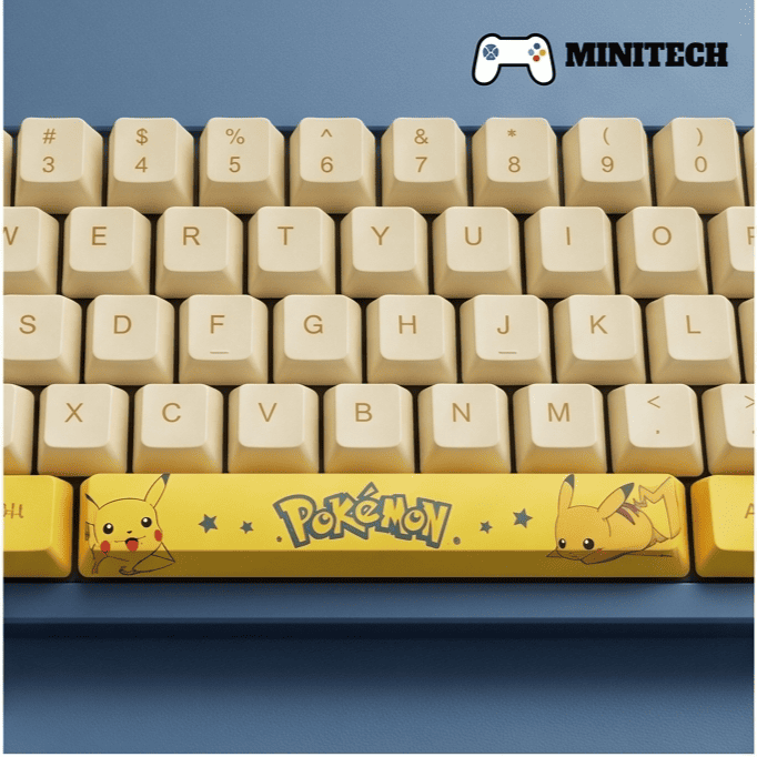 Keycap Set 4 Nút Pikachu PBT OEM Cho Bàn Phím Cơ - Ảnh 7