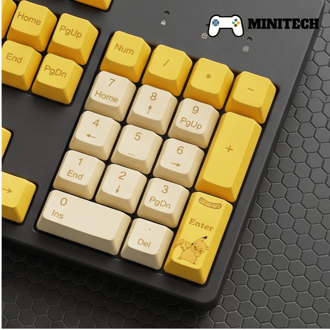 Keycap Set 4 Nút Pikachu PBT OEM Cho Bàn Phím Cơ - Ảnh 8
