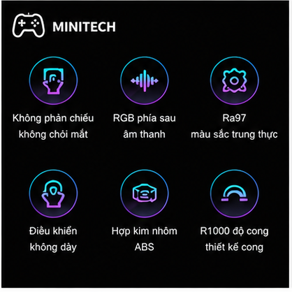 Đèn Màn Hình Cong LYMAX RGB