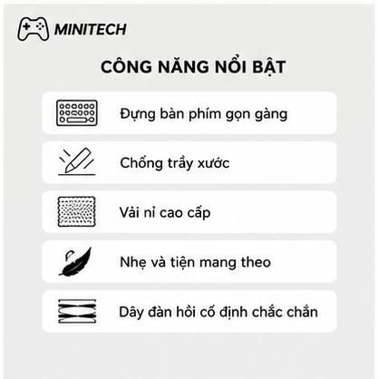 Túi đựng bàn phím gọn đẹp