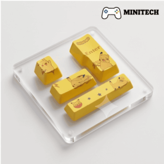 Keycap Set 4 Nút Pikachu PBT OEM Cho Bàn Phím Cơ