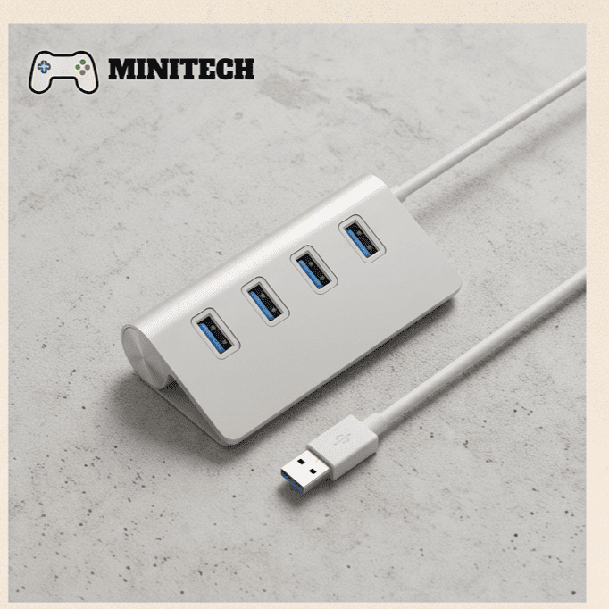 Hub USB 3.0 4 Cổng Nhôm Hợp Kim | Mở Rộng USB