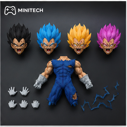 Mô Hình Vegeta Tự Bỷ 4 Đầu Thay Thế