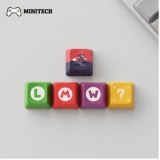 Set 5 Nút Bàn Phím Cơ Mario OEM ABS