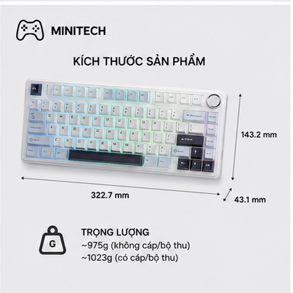 Bàn phím cơ AULA F75