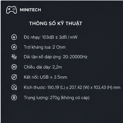Tai nghe Gaming Lecoo HT401 - Ảnh 4