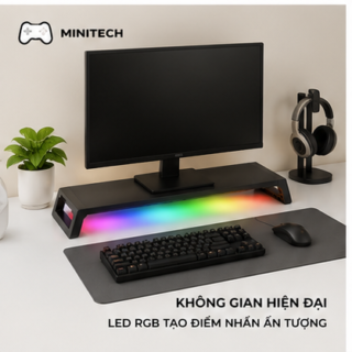 Kệ LED RGB nâng màn hình nháy theo nhạc