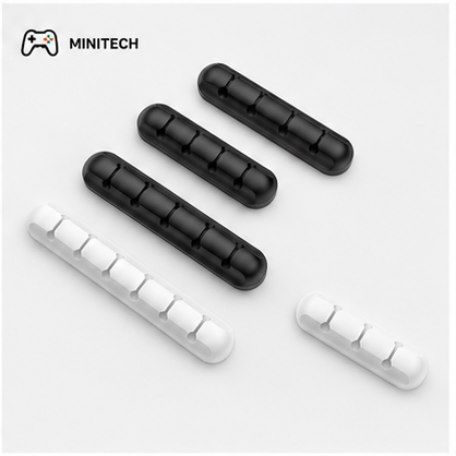 Kẹp Silicon Cố Định Dây Cáp Bàn Làm Việc
