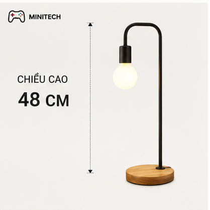 Đèn Decor Để Bàn Vintage 48cm Ánh Sáng 3 Chế Độ