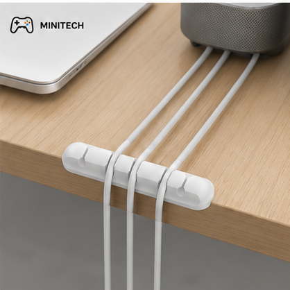 Kẹp Silicon Cố Định Dây Cáp Bàn Làm Việc