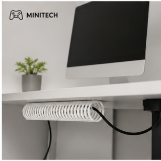 Ống Luồn Dây Dưới Bàn Giúp Setup Gọn Hơn