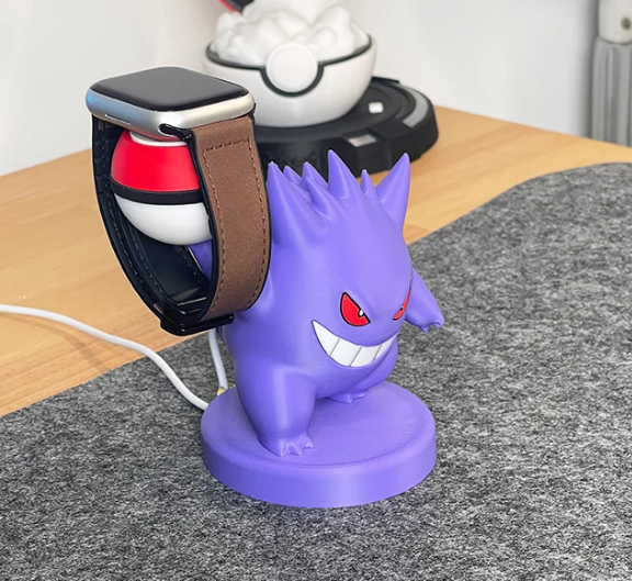 Đế Để Apple Watch Gengar Có Khe Gắn Dây Sạc - Ảnh 3