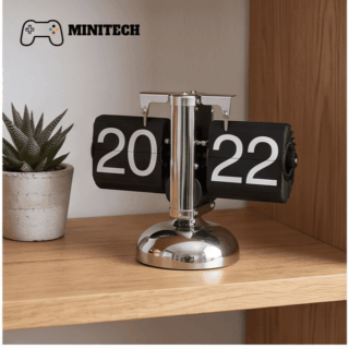Đồng Hồ Lật Flip Clock Để Bàn Quartz Vintage