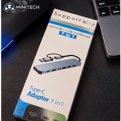 USB Hub 7 Trong 1 Type-C & USB 3.0 - Ảnh 2