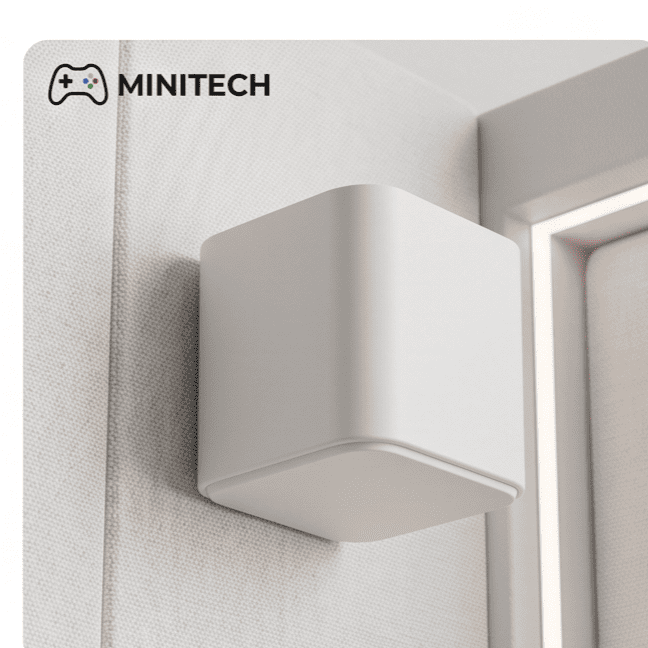 Hộp Đựng Đồ Vuông Pegboard Minitech Đen Trắng
