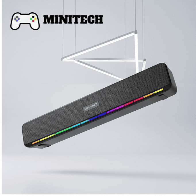 Loa Bluetooth RGB Soundbar Mini Để Bàn Bluetooth 5.3 - Ảnh 4