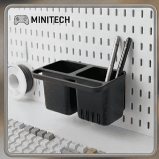 Hộp Đựng Bút Pegboard 2 Ngăn Kim Loại
