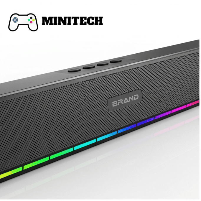 Loa Bluetooth RGB Soundbar Mini Để Bàn Bluetooth 5.3 - Ảnh 5