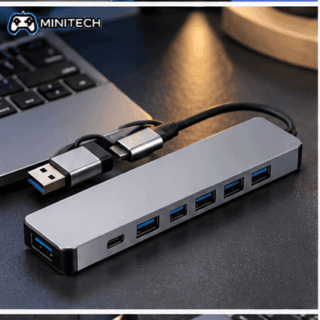 USB Hub 7 Trong 1 Type-C & USB 3.0