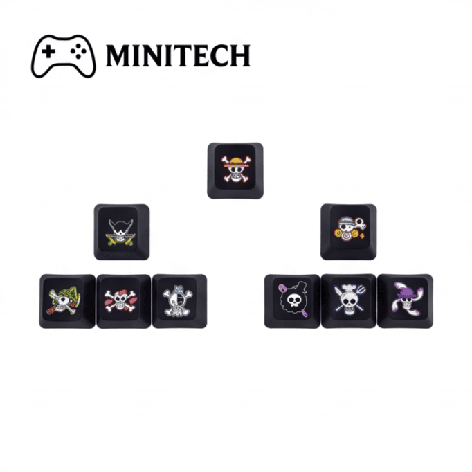 Keycap One Piece 9 Nút PBT Dye Sublimation - Ảnh 6