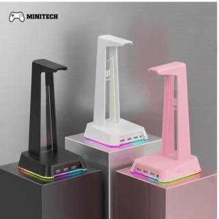 Giá Treo Tai Nghe RGB ST-2 USB Hub