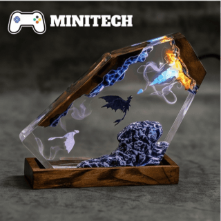 Đèn Decor Để Bàn LED Toothless & Light Fury