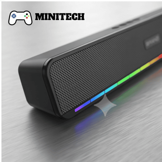 Loa Bluetooth RGB Soundbar Mini Để Bàn Bluetooth 5.3 - Ảnh 9