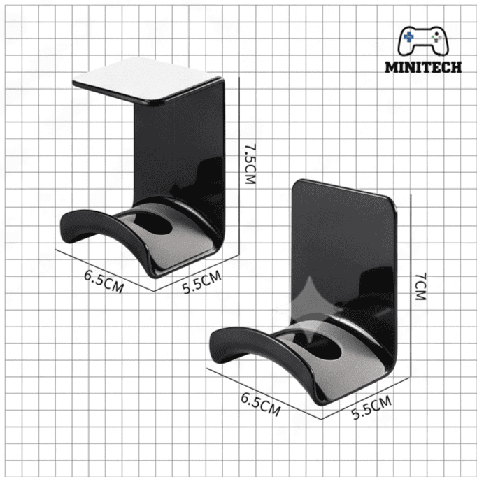 Móc Treo Tai Nghe Đa Năng Dán Tường & Treo Gầm Bàn - Ảnh 9