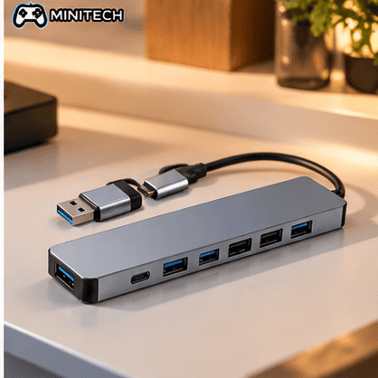 USB Hub 7 Trong 1 Type-C & USB 3.0 - Ảnh 7