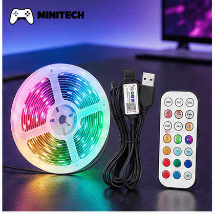 LED Cảm Ứng Nháy Theo Nhạc RGB USB - Ảnh 4
